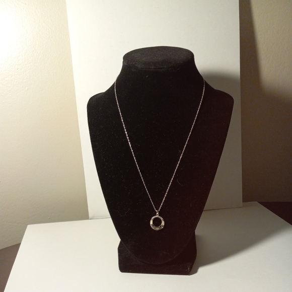 Sterling Silver 925 Open Hope Necklace - Picture 2 of 12